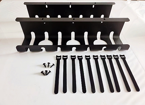 under desk wire tray